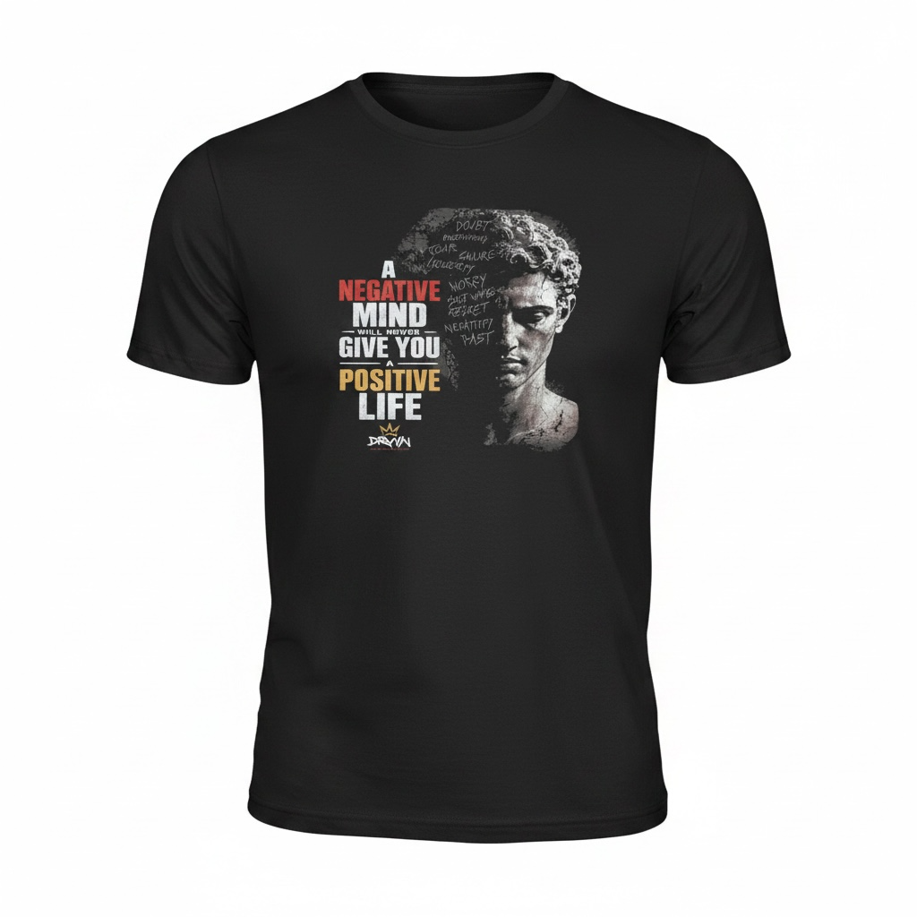 Negative Mind, Positive Life Tee