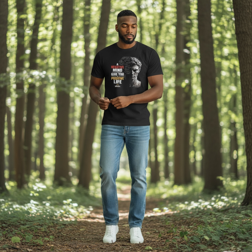 Negative Mind, Positive Life Tee