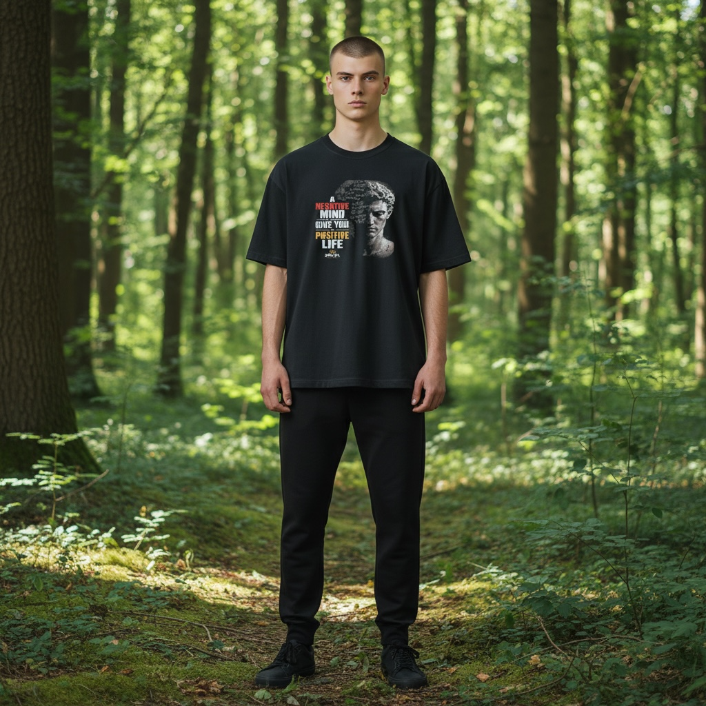 Negative Mind, Positive Life Tee